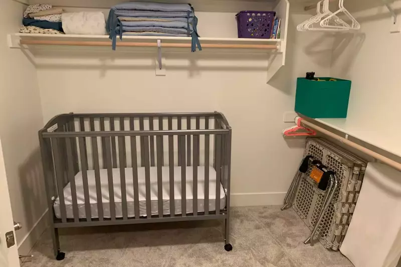 The crib was a super bonus and made travel with a toddler so much easier!  -Sheila