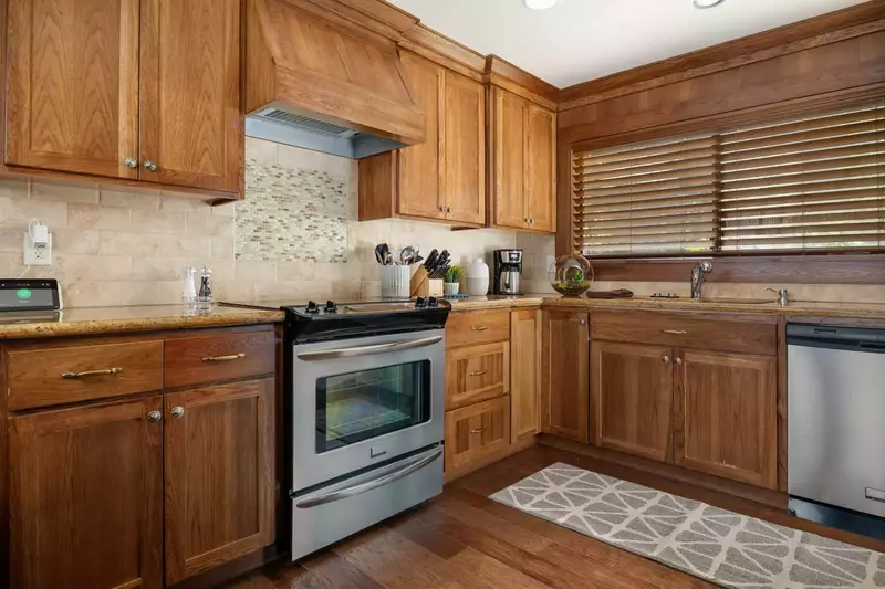 Well stocked kitchen and it was clean. -April B.