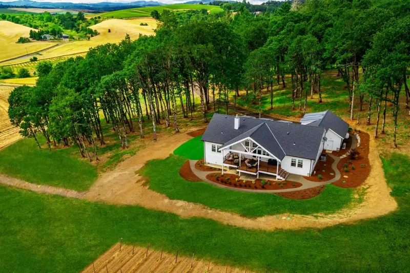 The Farmhouse at Quandary Vineyard was exactly what we were looking for — practically brand new, very high level of fit and finish, excellent view and