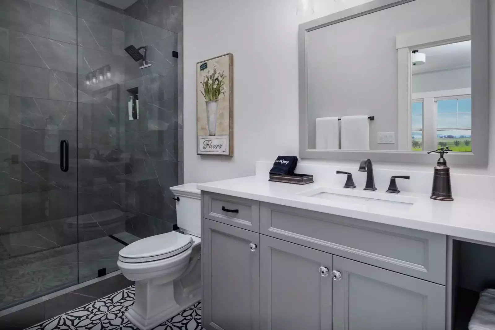 The house is beautiful & every detail was thought out!  -Kathy H.