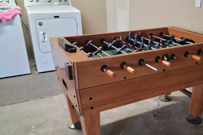 Find out who's the best foosball player in your family with a championship tournament.