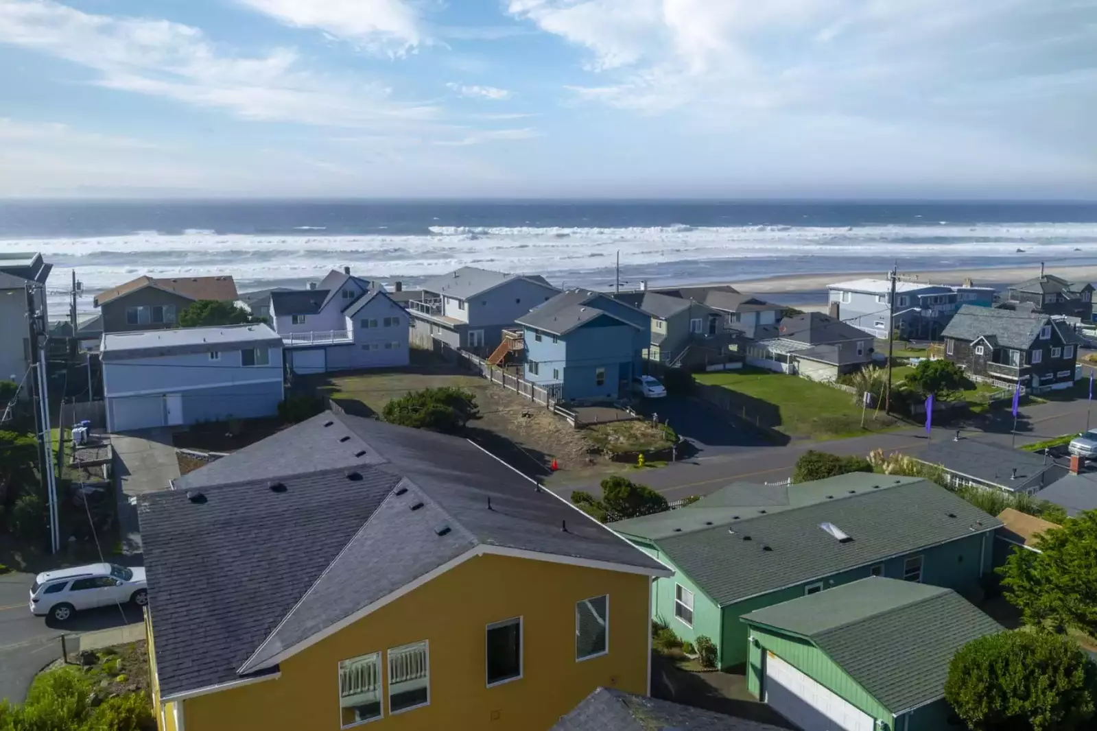 Easy beach access right across the street.