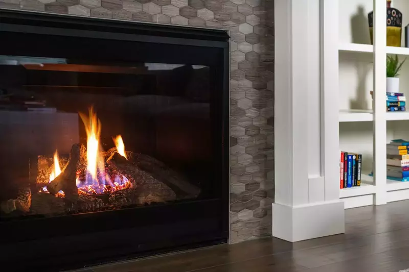 Enjoy the warmth from your electric fireplace.