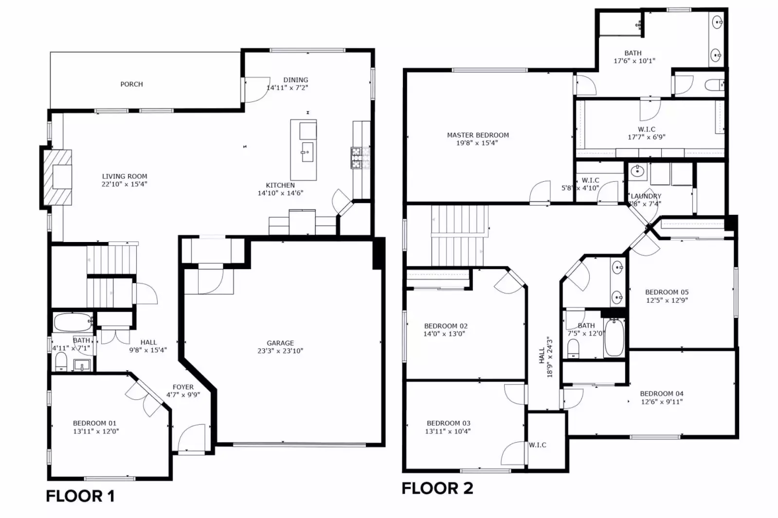 Main level bedroom with full bathroom along with five more bedrooms upstairs. Also, plenty of room to gather in kitchen, living room and game room!