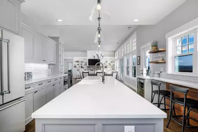 It is brand new construction and the home is immaculate. Amazing and large kitchen with first rate appliances. -Michael