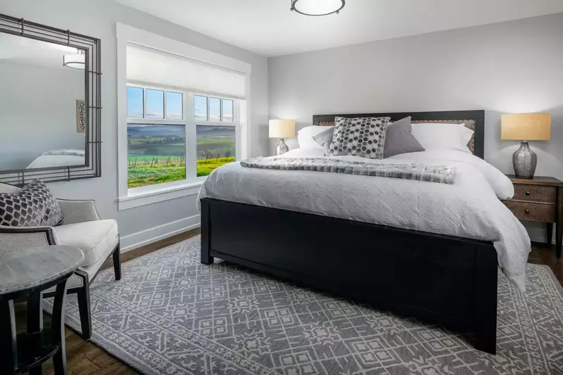 Every bedroom enjoys an en suite bathroom and wonderful views as well.