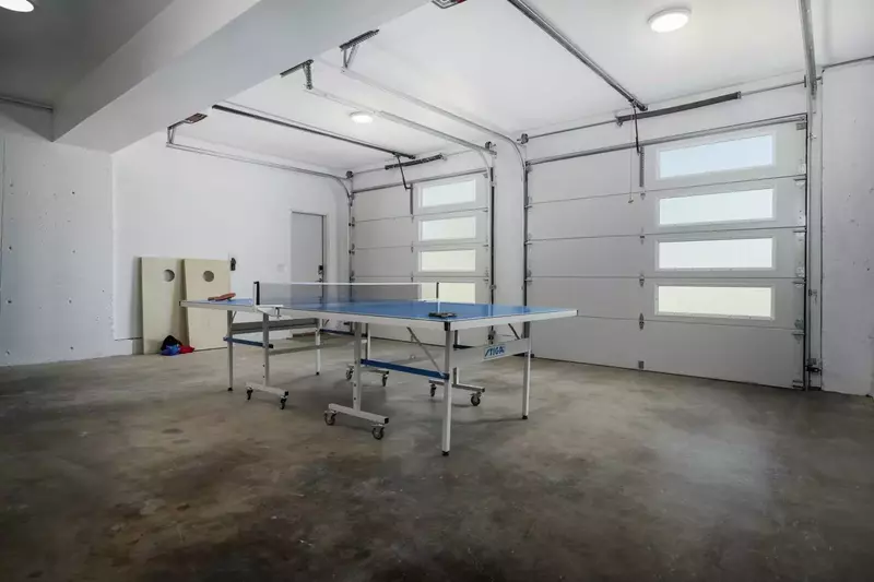 Ping pong and cornhole are fun for the whole group.