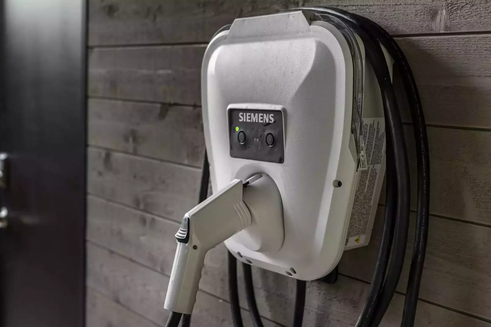 Electric vehicle charger is available as needed.
