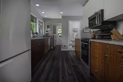 Cook delicious meals for breakfast, lunch, and dinner in this fully equipped kitchen. We suggest grabbing some ingredients from a local farm.