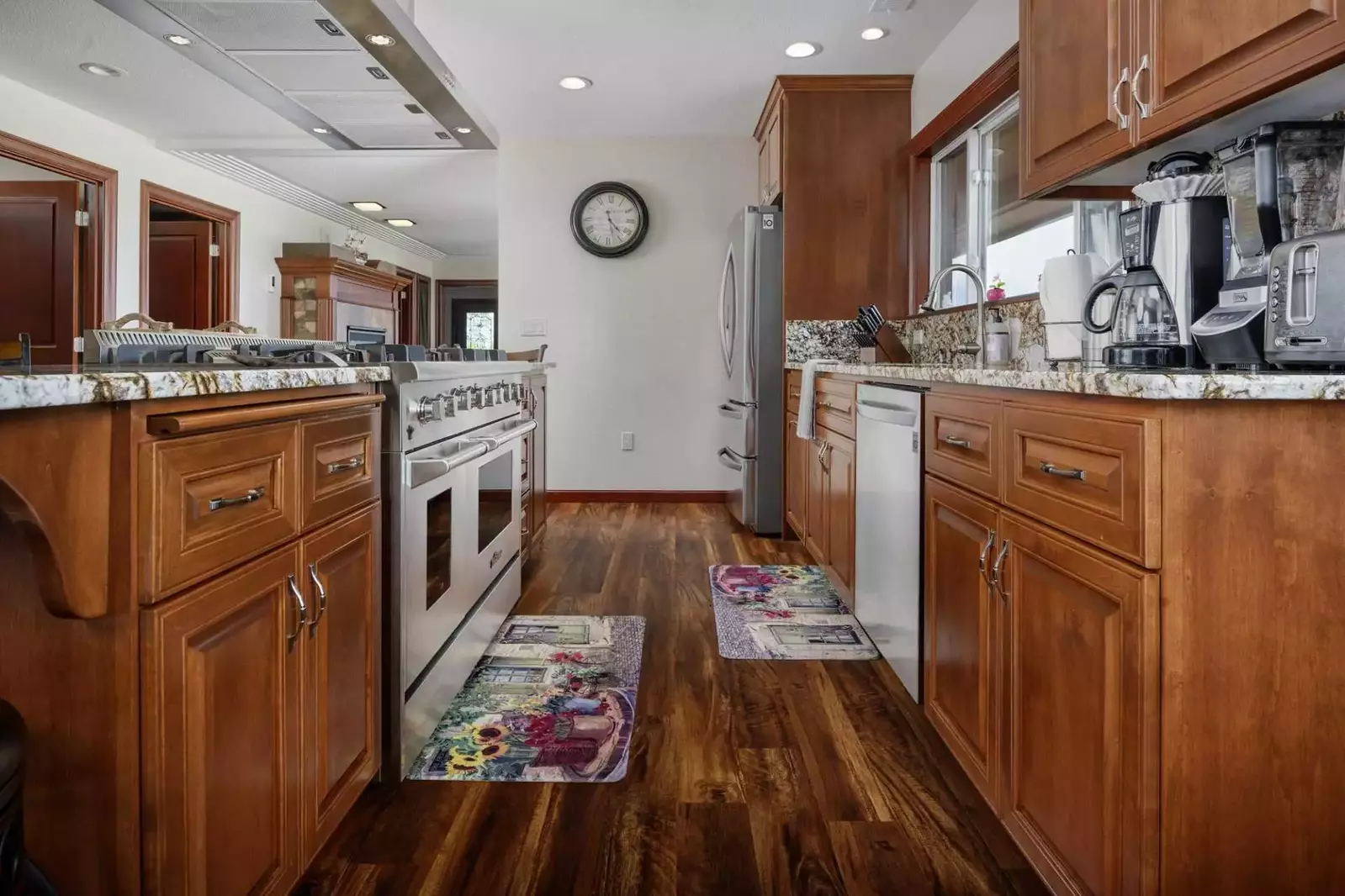 This kitchen is fully upgraded and ready for some amazing meals.
