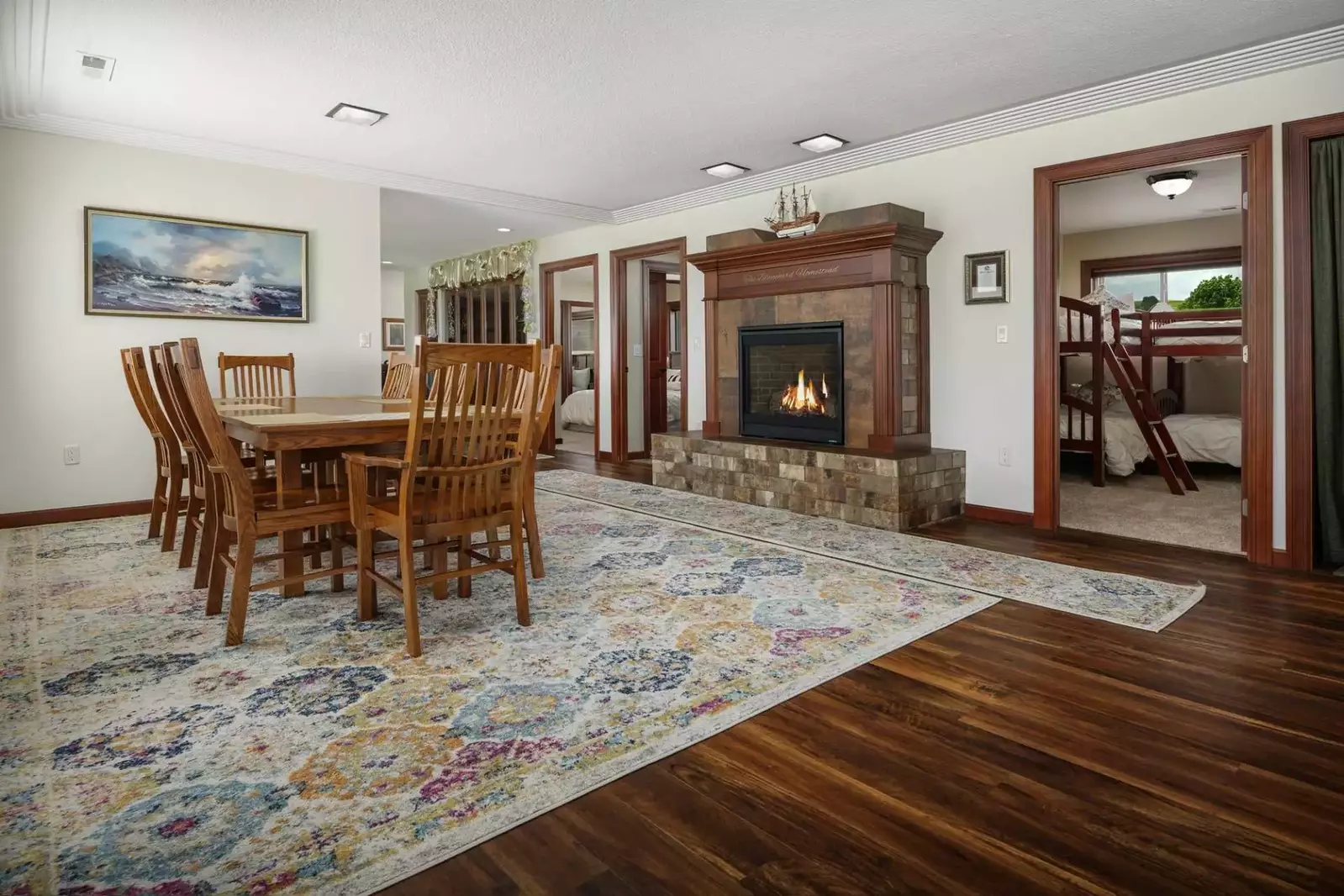 The place itself had plenty of room, bedrooms, and bathrooms for everyone to comfortably stay. Would definitely recommend!  -Sarah