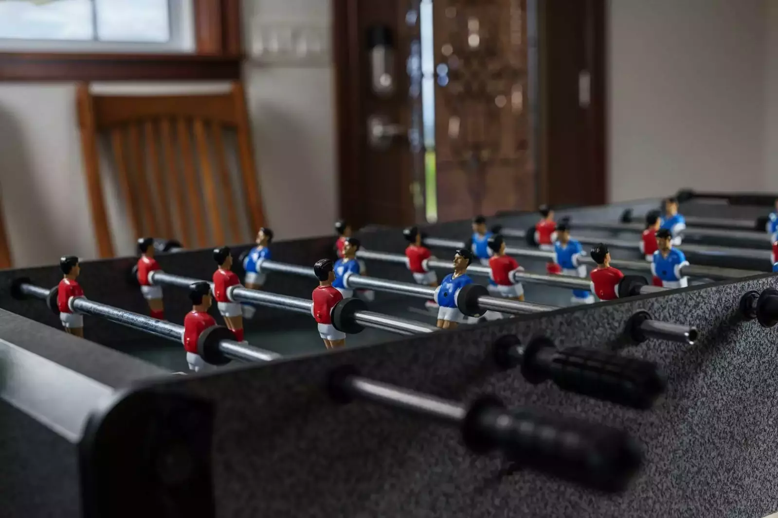 Find out who's the best foosball player in your family with a championship tournament.