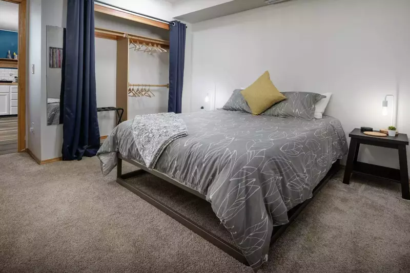 It was so cute and the bedding and towels were so comfy!  -Julia