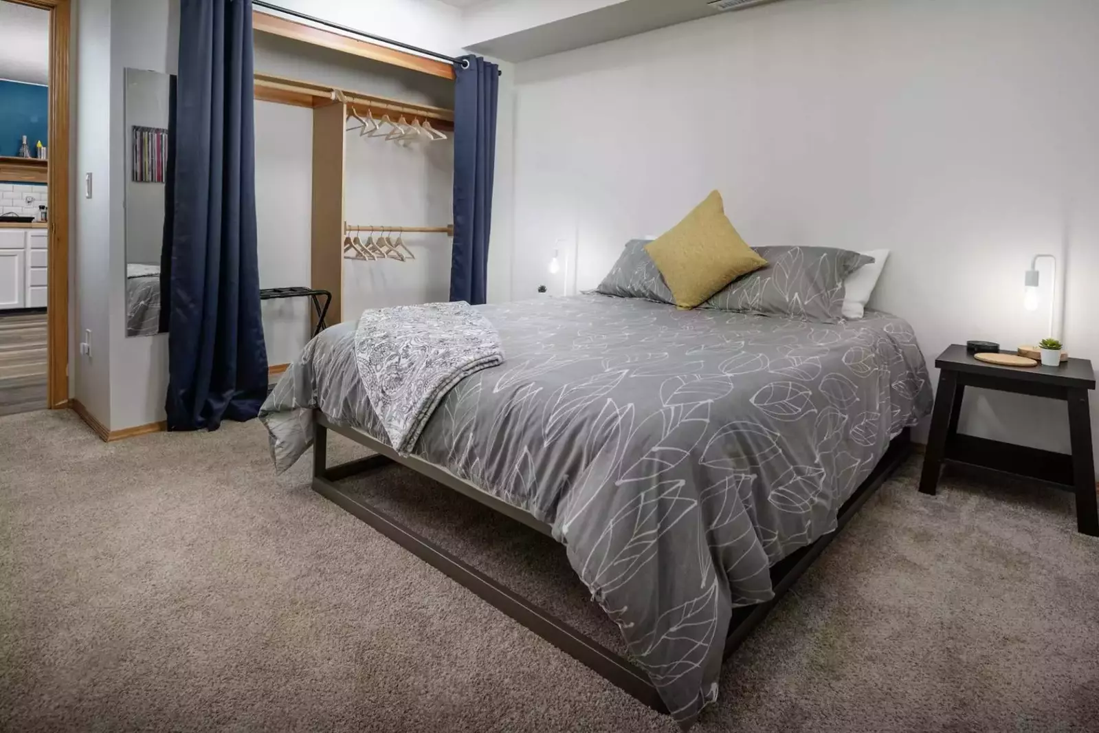 It was so cute and the bedding and towels were so comfy!  -Julia