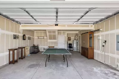 The garage has been converted into a game room for hours of fun!