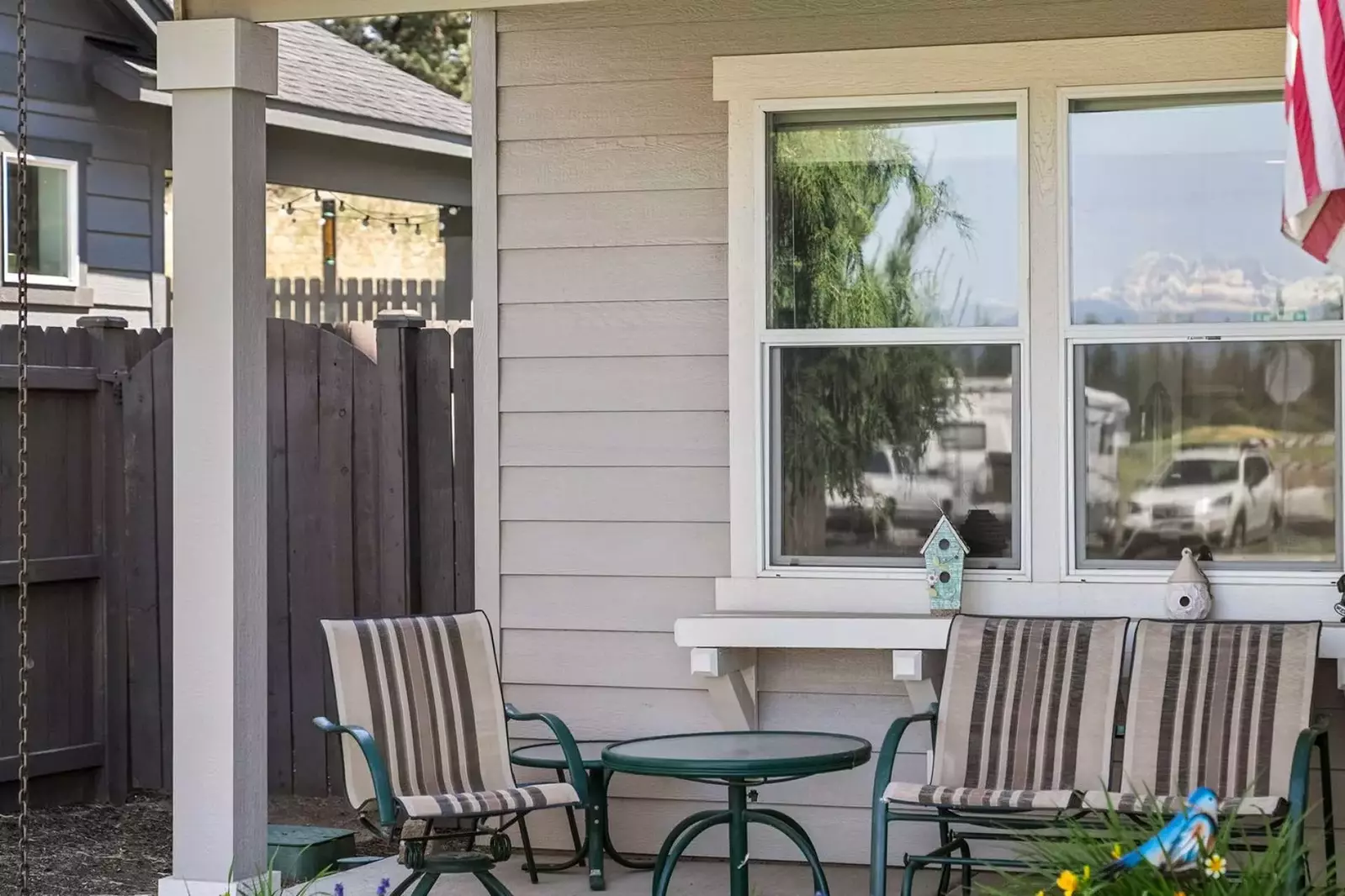 Relax outside and enjoy vacation.