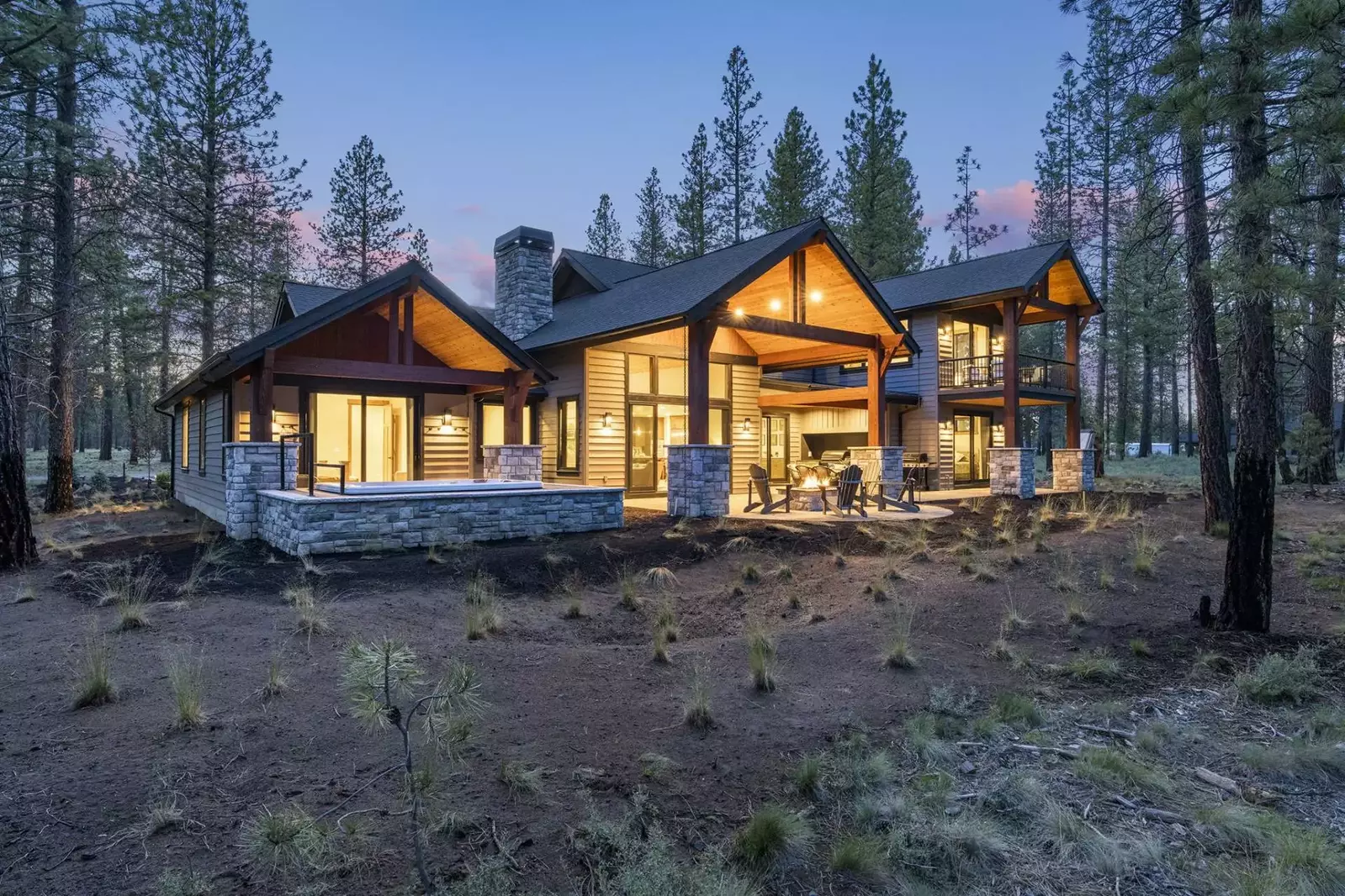 Elk Run Retreat is nestled amongst the trees of Central Oregon.
