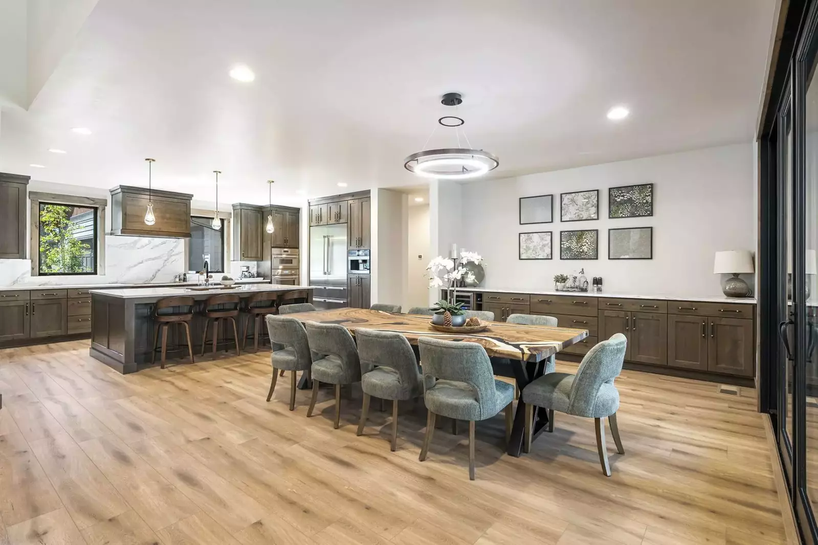 Enjoy a great meal in the gorgeous dining room.