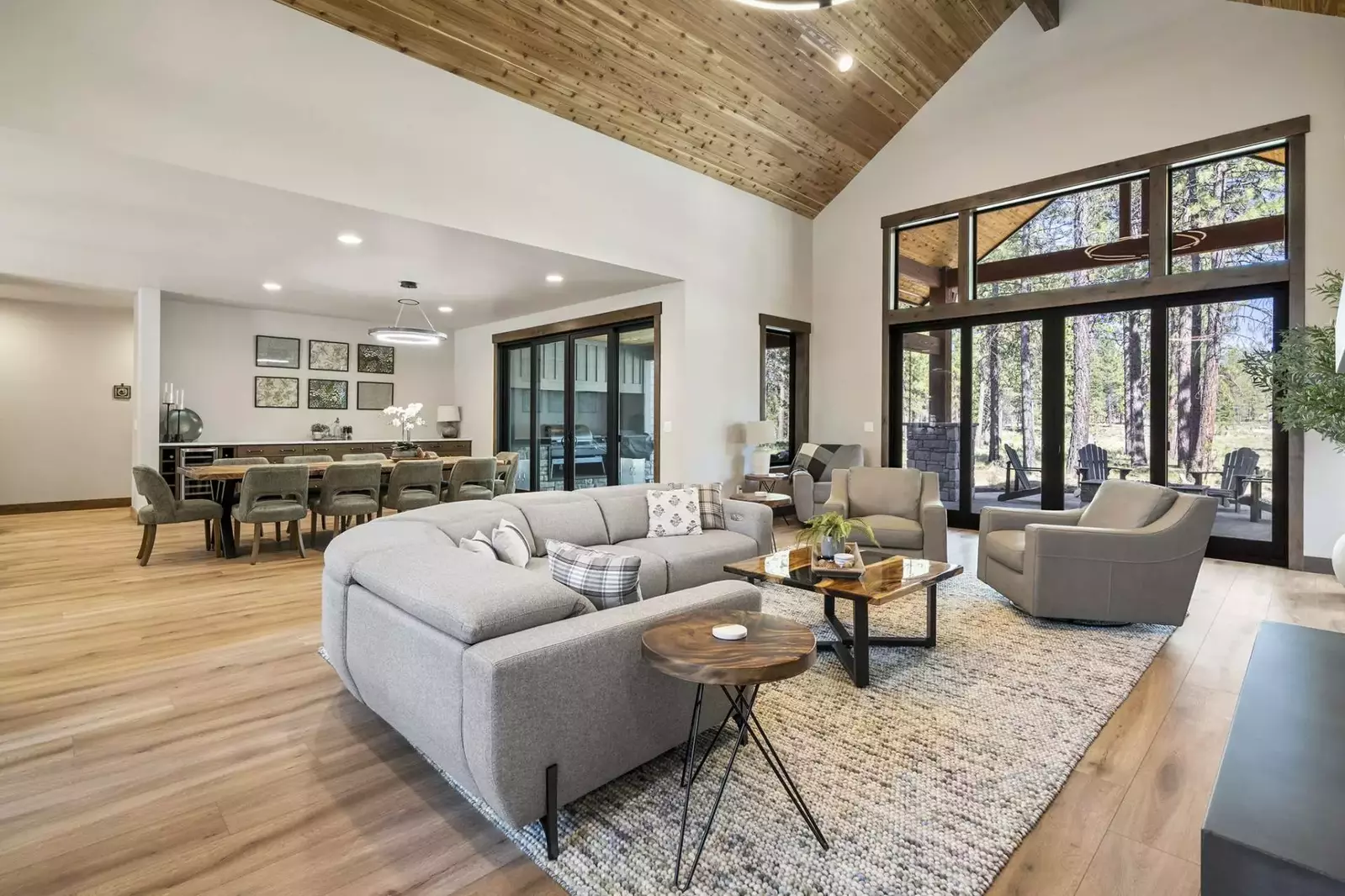 The couches and chairs are tremendously comfortable.