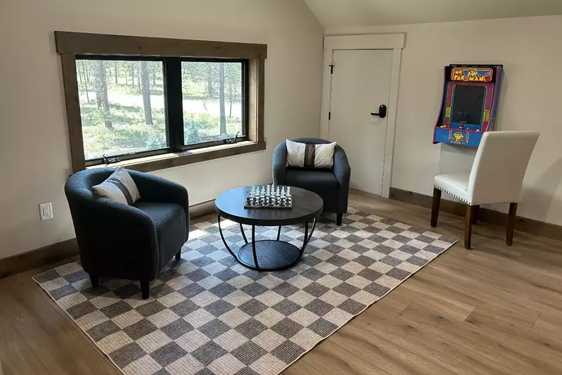 The game room is a fun place to hang out with friends and family.