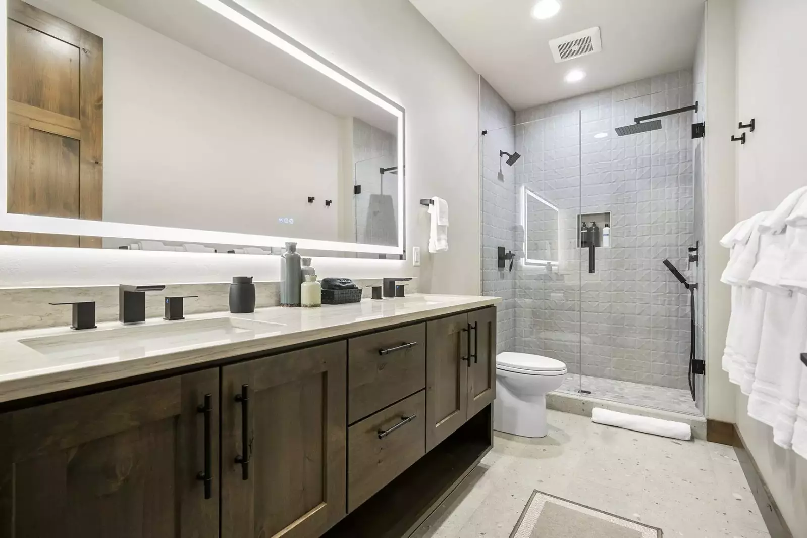 All the bathrooms are state of the art and built with excellent materials.