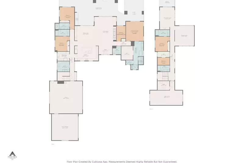 A detailed floor plan of this rental.