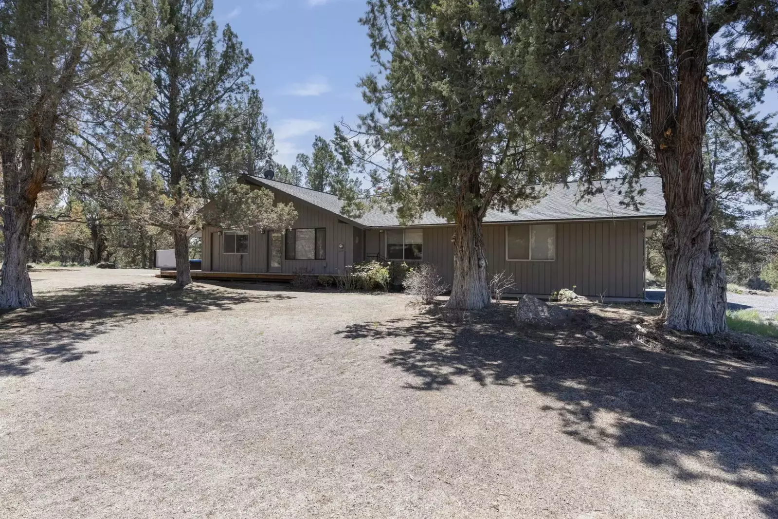 Sagebrush is a short drive South of the cute town of Sisters, Oregon.