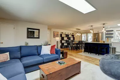 "Our stay at this rental property was great, the kitchen and dining space was beautiful and the living room/ fireplace was cozy." - Morgan