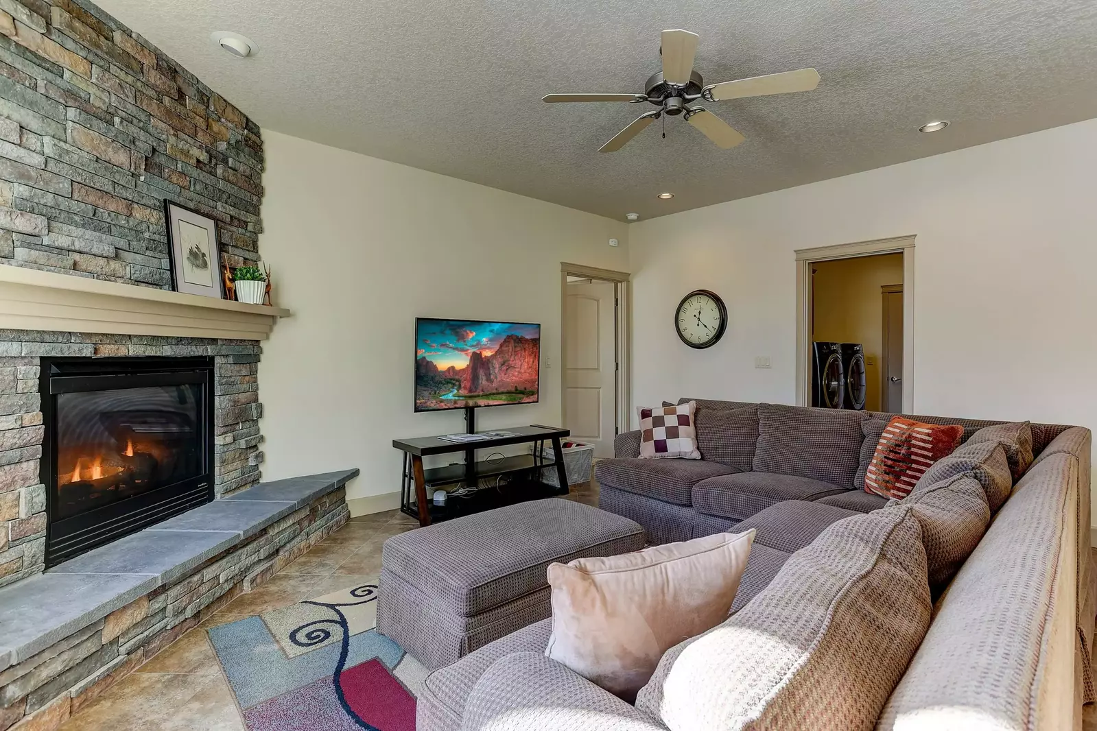 This modern home is located and equipped for an extended family or multiple families to maximize their enjoyment of Central Oregon.