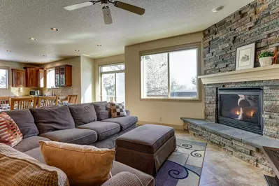 Multiple spaces throughout the home where smaller groups or individuals can relax.