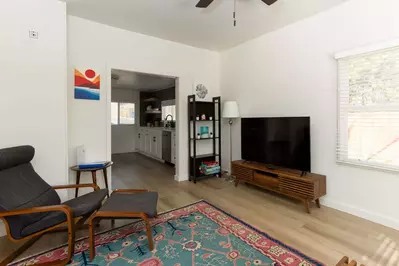 Watch you favorite movies, shows, and sports on this smart tv after a day exploring Central Oregon.