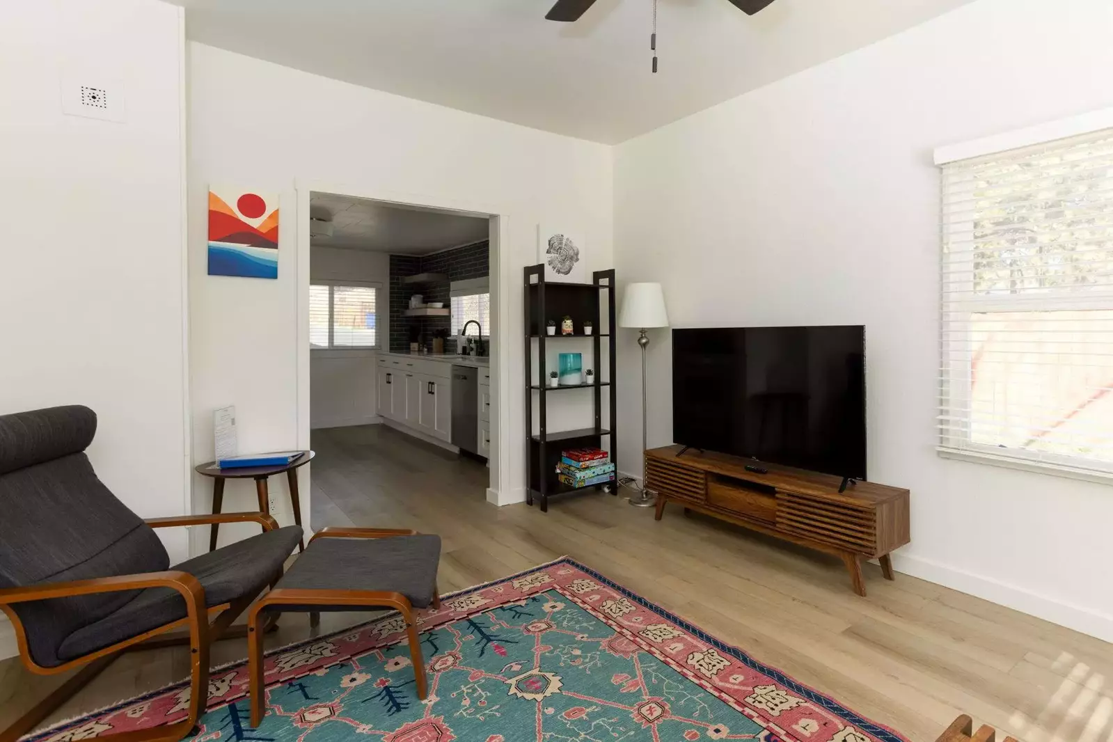 Watch you favorite movies, shows, and sports on this smart tv after a day exploring Central Oregon.