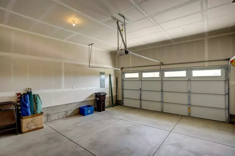 Plenty of space in the garage for your toys