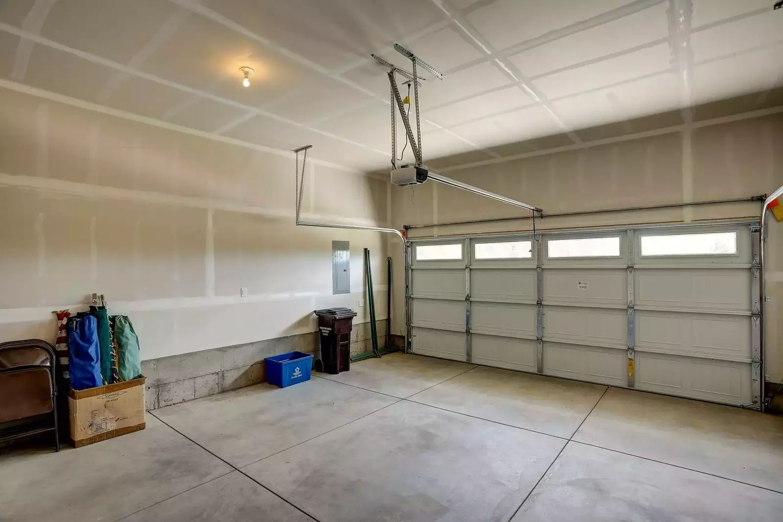 Plenty of space in the garage for your toys