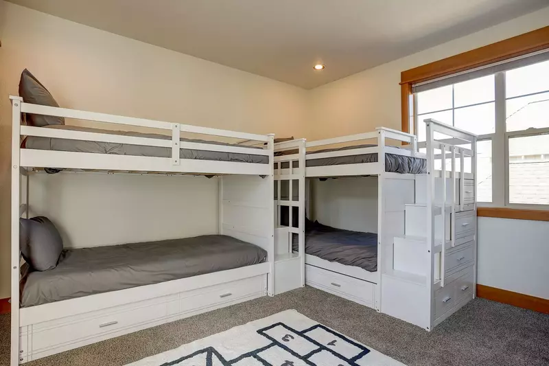 The bunk room is a perfect place for kids and kids at heart!