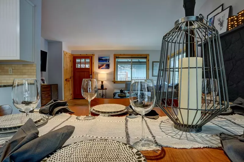 Enjoy a glass of wine with friends while recounting the days adventures