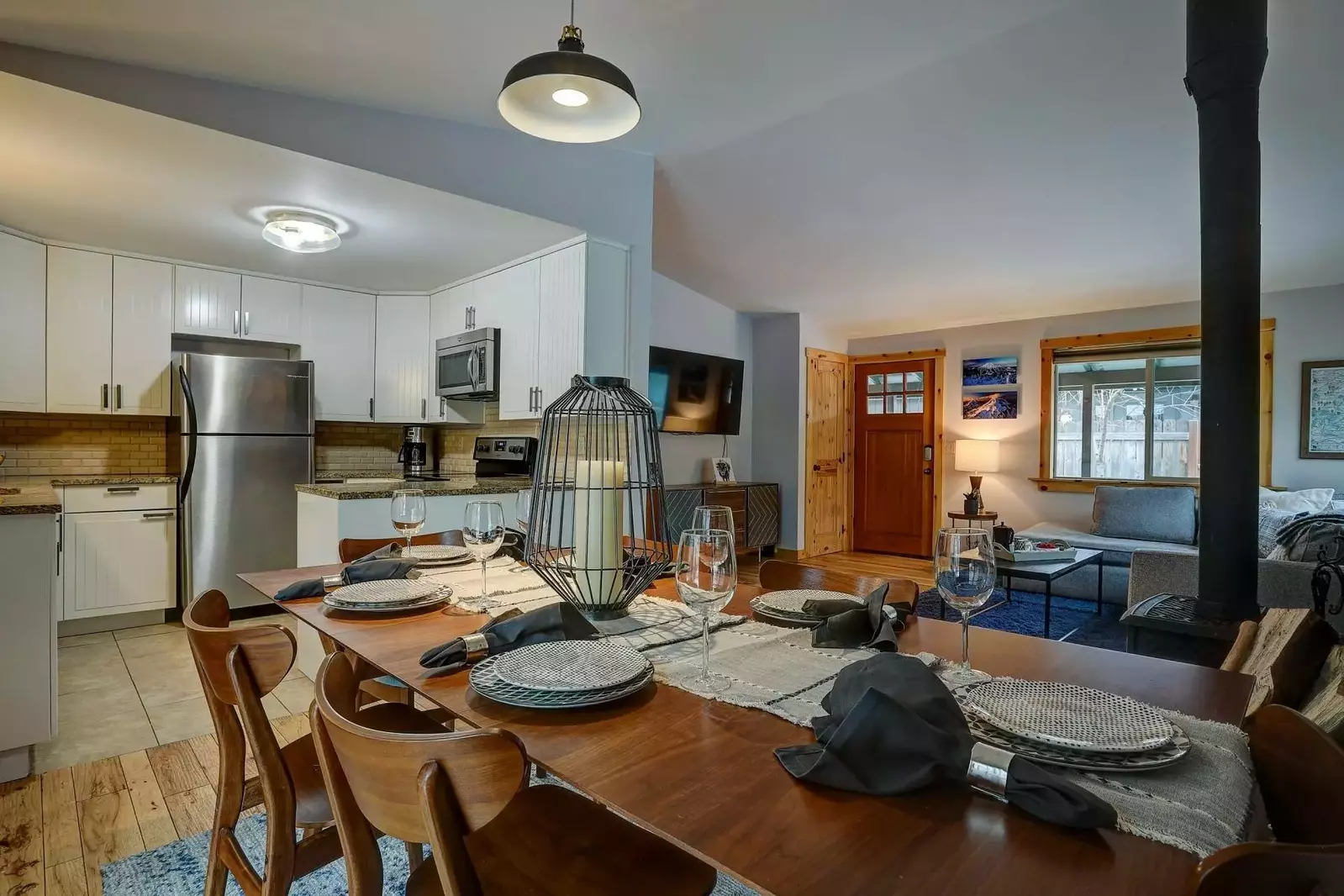 Everyone has a place with this open floor plan