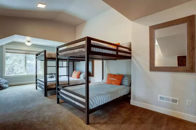 Bunk room on upper level - imagine the stories told here!