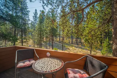 Enjoy the beautiful views while on the deck.