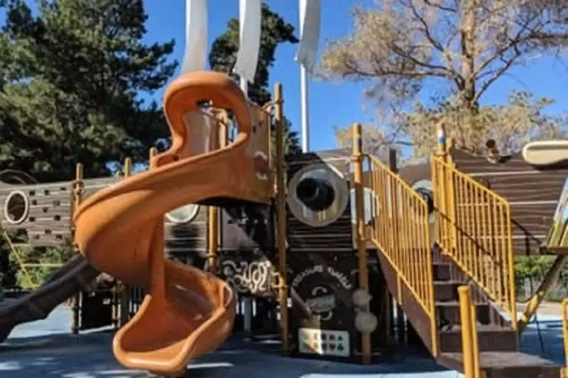 The SS Columbia next door at Columbia Park.  Huge green space, picnic area, playground, bridge to the center of town.