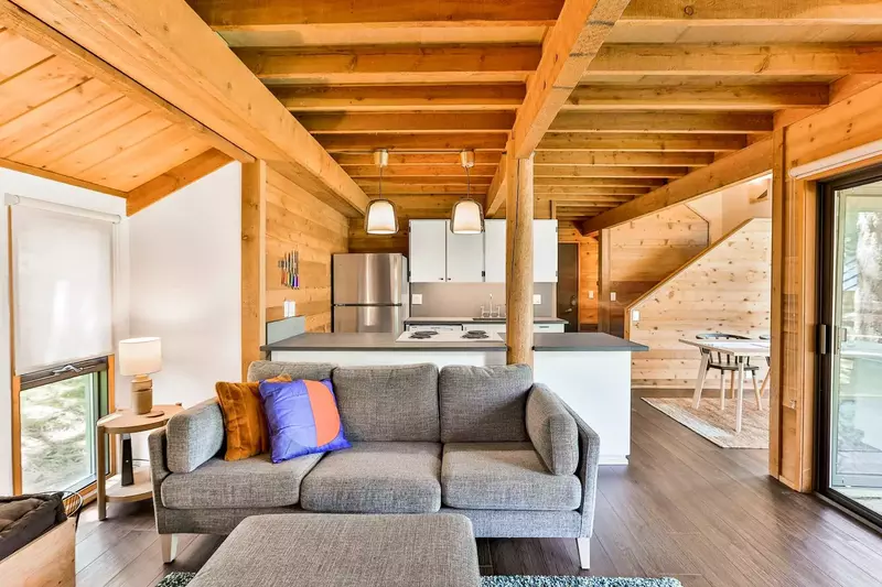 Open floorplan with an abundance of natural light