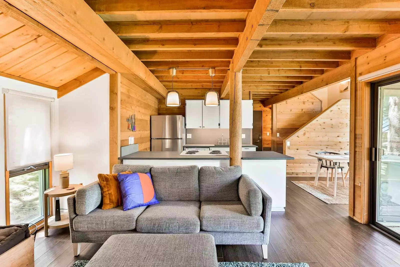 Open floorplan with an abundance of natural light