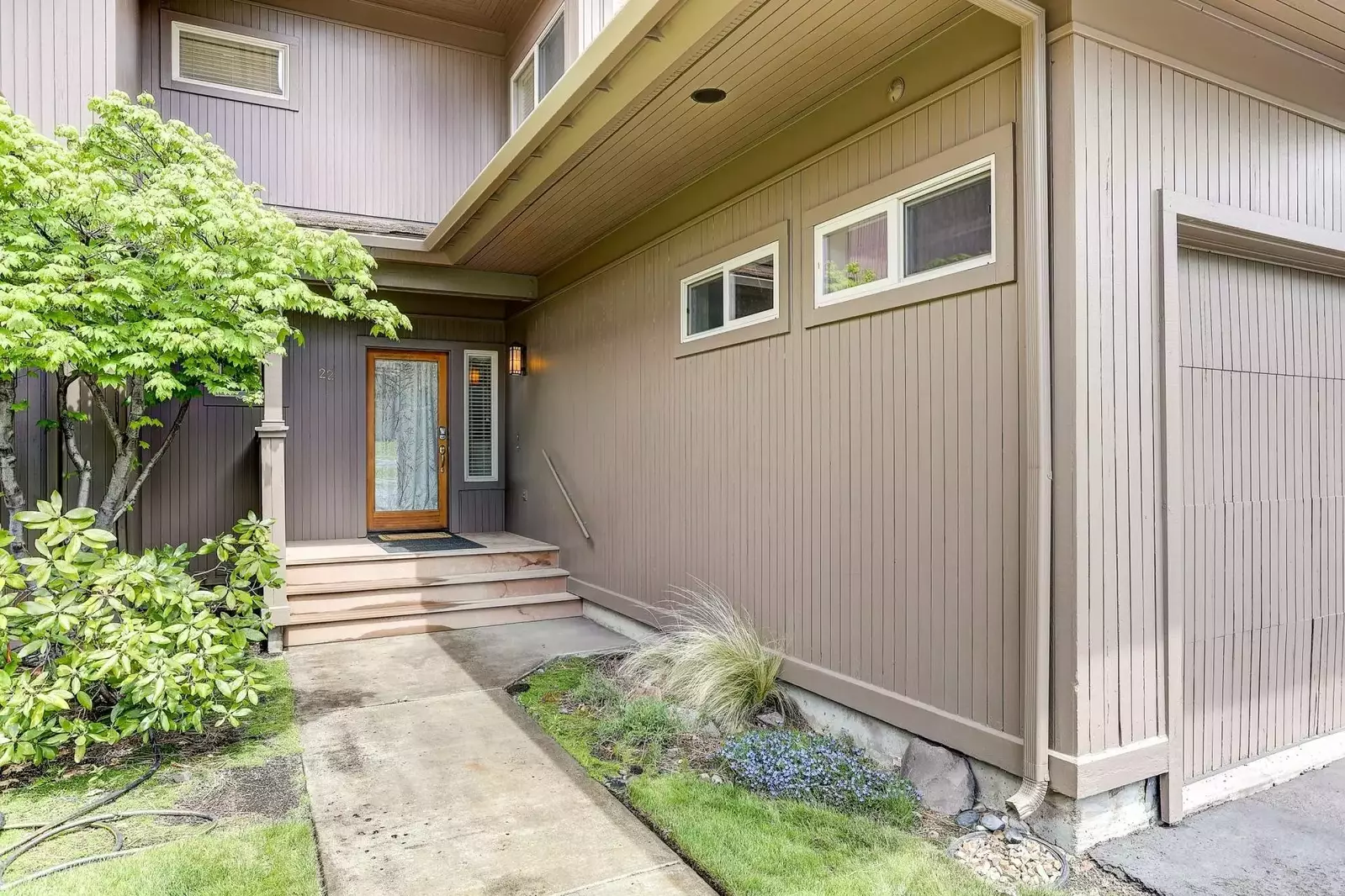 Private entry into this townhome