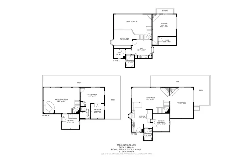 A detailed floor plan of this rental.