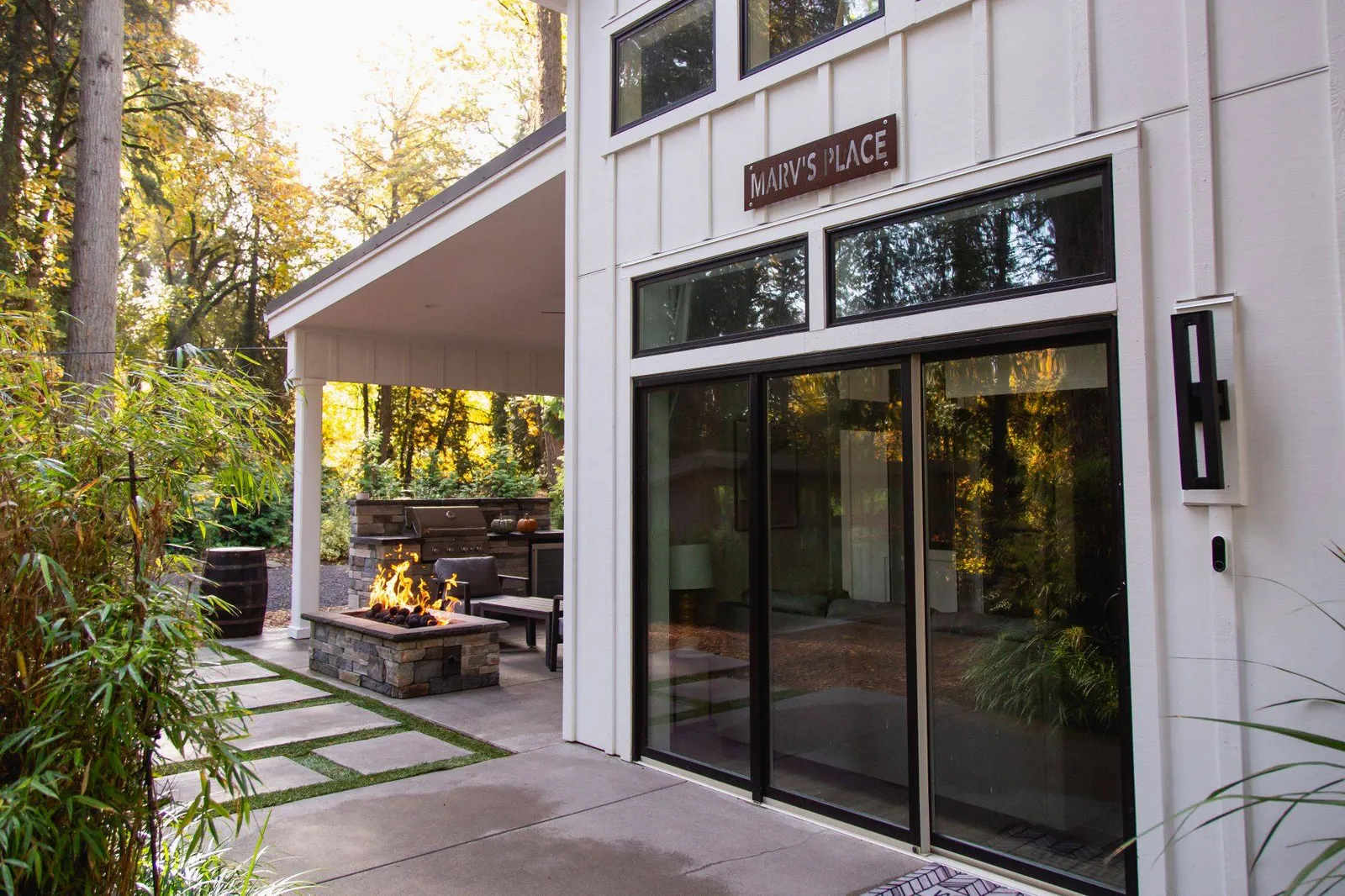 Marv's Place is a truly magical rental nestled away in the forest on the banks of the Tualatin River.