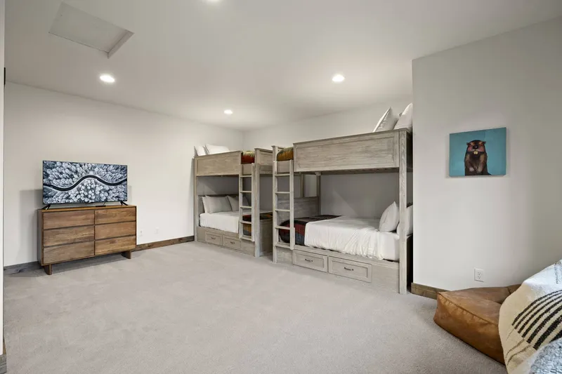 The bunk room is a perfect place for kids and kids at heart!