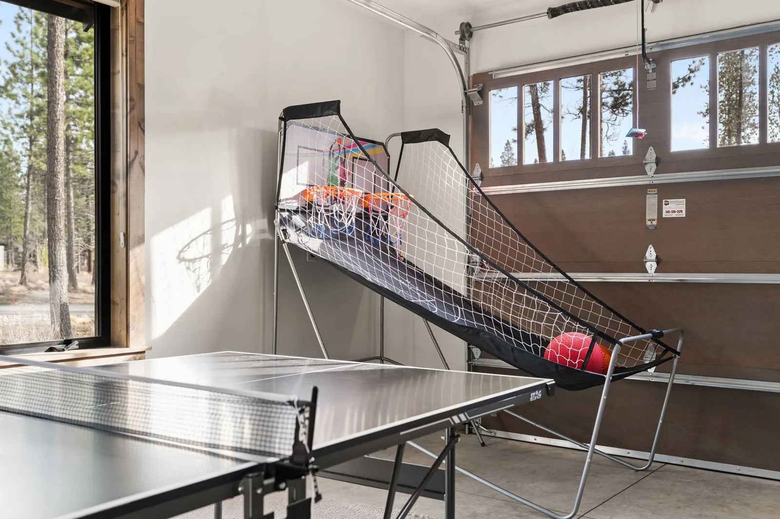 Enjoy many hours of fun in the game room.