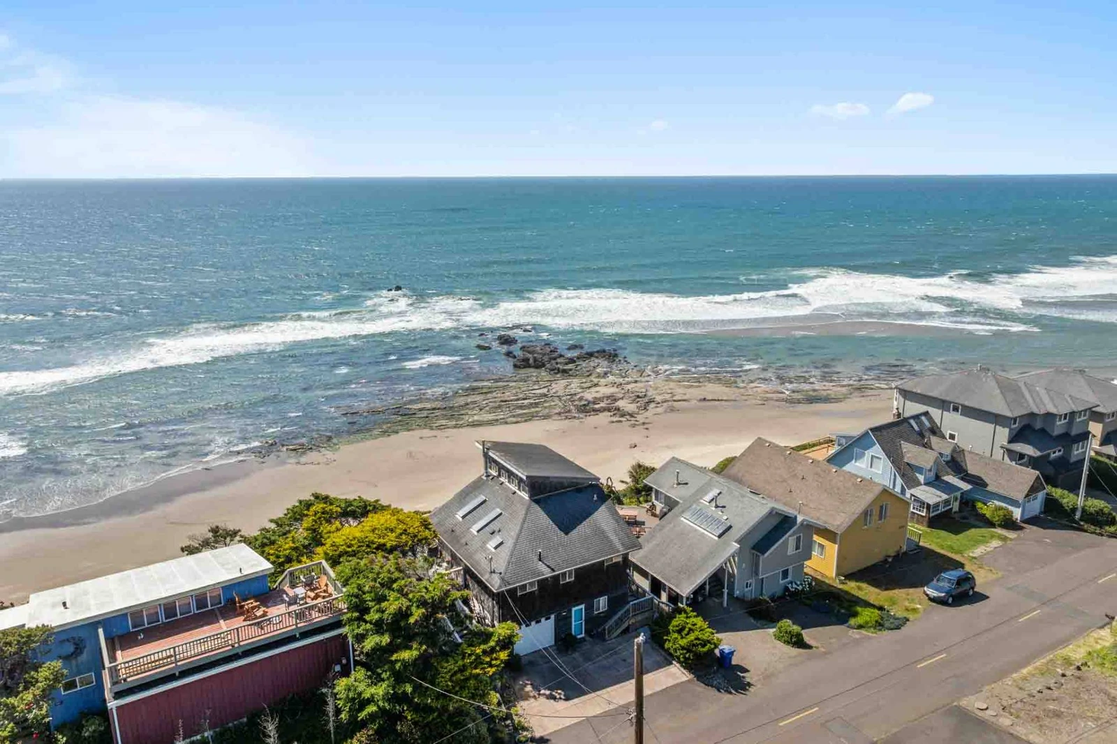Olivia Beach is a cozy neighborhood with a community park, a volleyball court, a seasonal pool, a playground, and easy beach access.