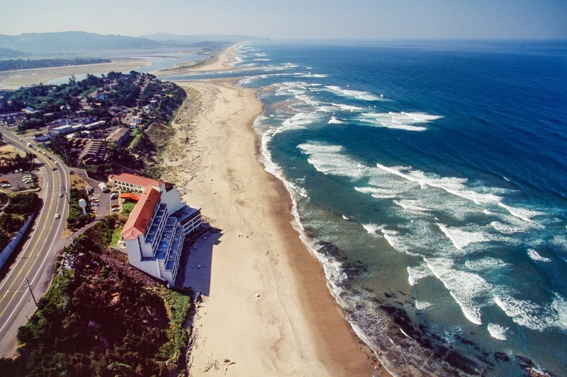 Lincoln City area from above