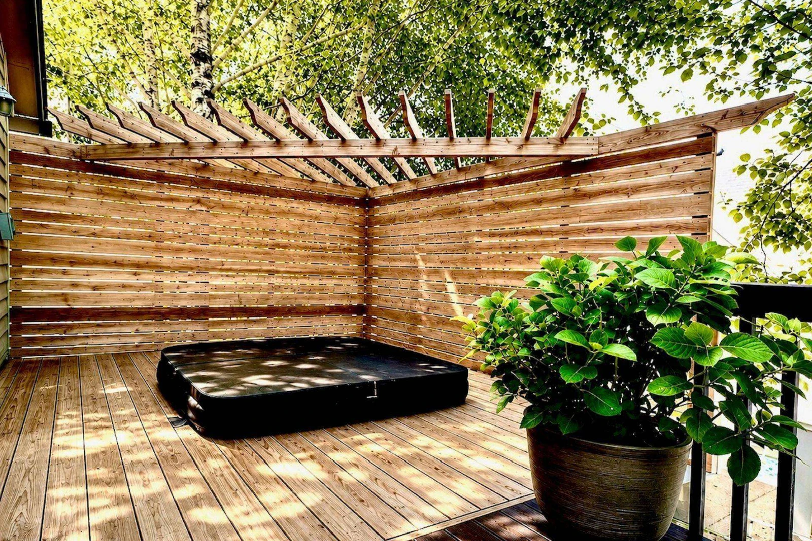 Enjoy a relaxing soak in the Hot Tub